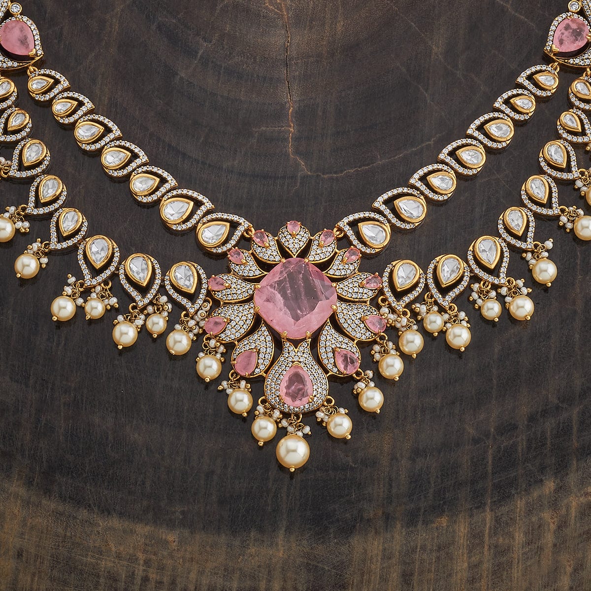 Kundan Short Necklace