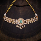 Kundan Necklace ruby and green colours