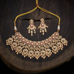 Kundan necklace crafted