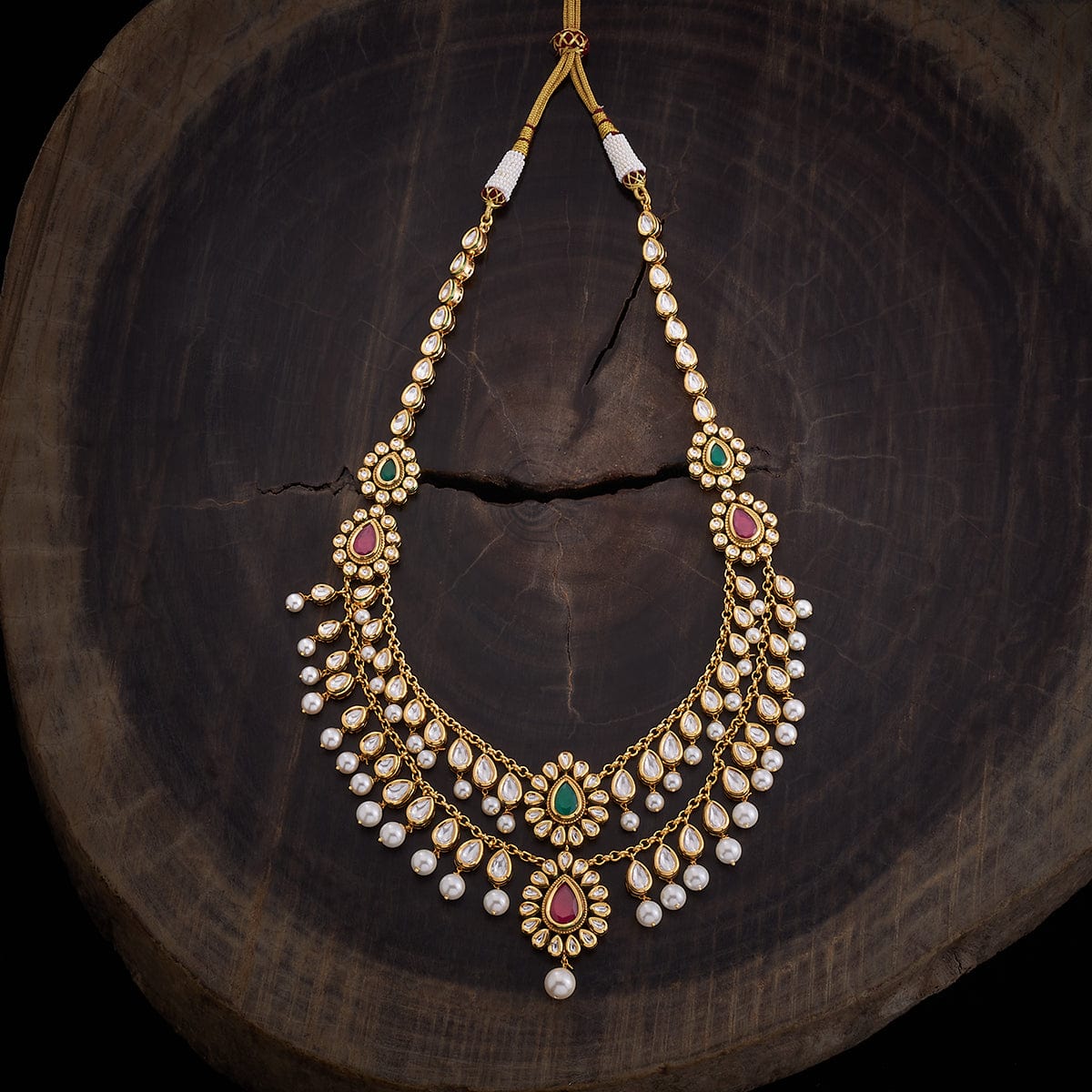 Kundan Necklace Kundan Stones & Beads