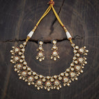 Kundan Necklace Hangings Push Back
