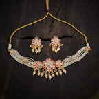 Kundan Necklace party outfit