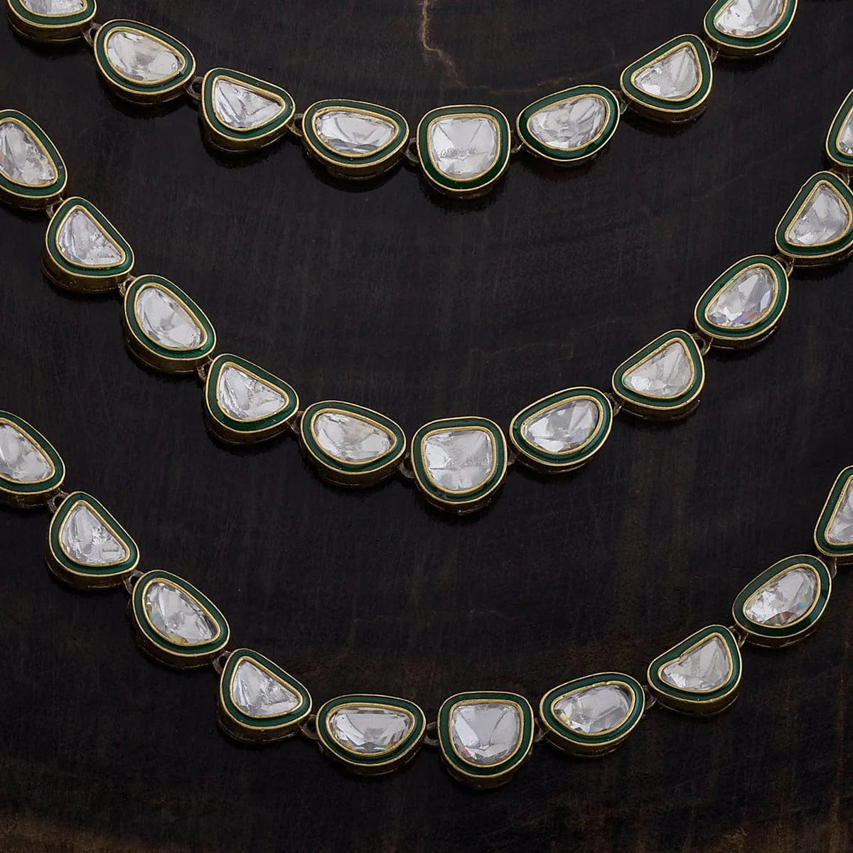 Kundan Necklace Adjustable Chain