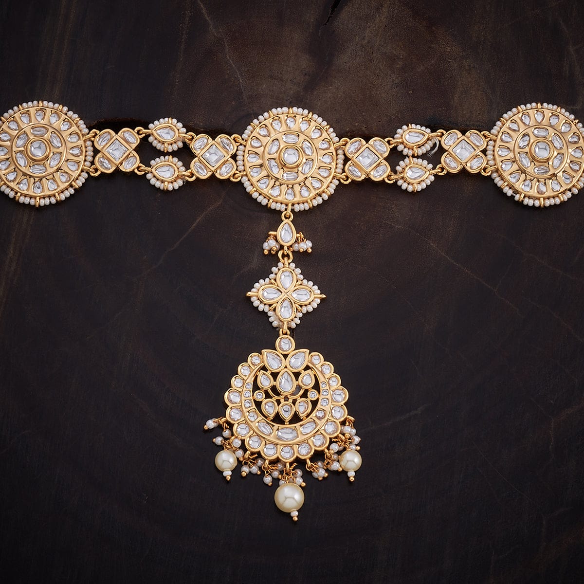 Kundan Tikka Sheeshphool Maang Tikka design