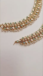 INDIAN ANKLET, Bridal Anklet, Pakistani jewelry, indian jewelry