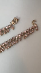 Indian Payal gold plated anklet reverse Ad payal traditional payal classic payal fancy reverse ad jhanjhar rhinestone payal