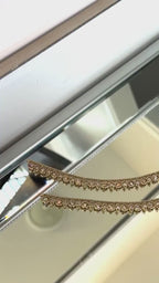 Polki Antique Gold Jhanjar with Bells Gift Set  Gift for Wife, Gold Anklets, Antique Gold Payal, Polki Payal, Sheeshphool, Indian Jewelry