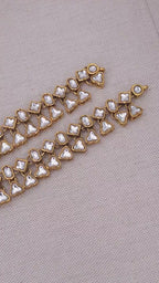 Amisha Gold Plated Kundan Chain Anklet  Indian Bridal Payal  Dainty Tradition & Boho Ankle Bracelet Gift for Her