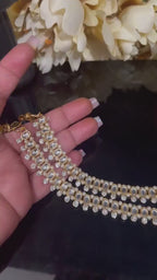 AD Diamond AnkletKundan PayalGold AnkletAntique GoldWedding Jewelry Payal
