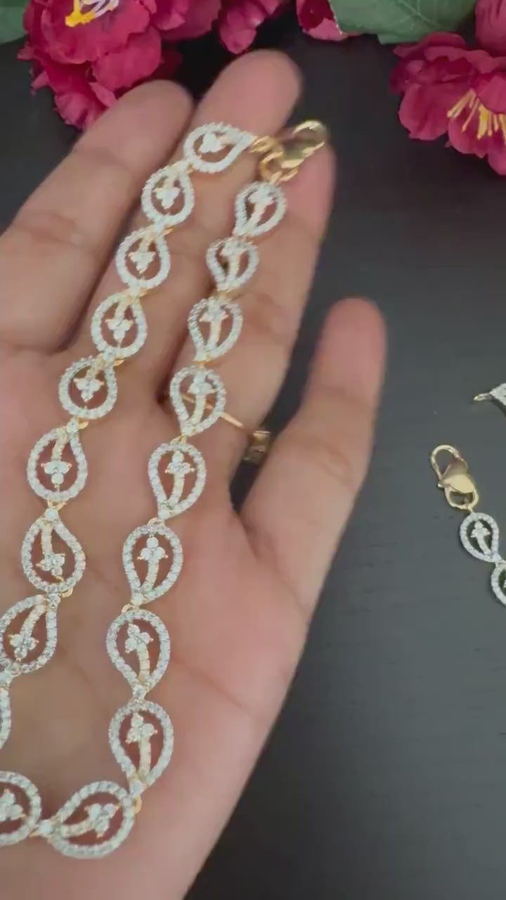 Pair of Anklets  ADCZ women’s anklets  Payal