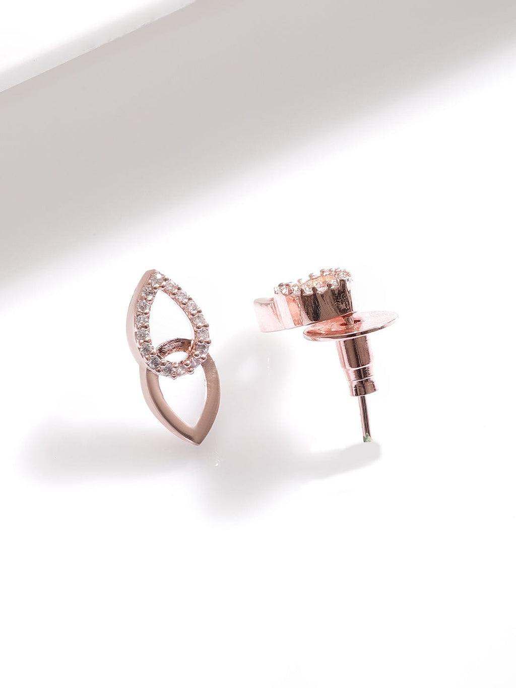 Rose Gold-Plated CZ-Studded Necklace Set  One of the most versatile forms