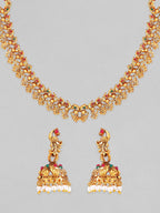 The fusion of elements exudes opulence and sophistication, perfect for enhancing your style. Embrace the captivating allure of this set, allowing the peacock motif, Kemp, Zirconia crystals, and pearls to grace you