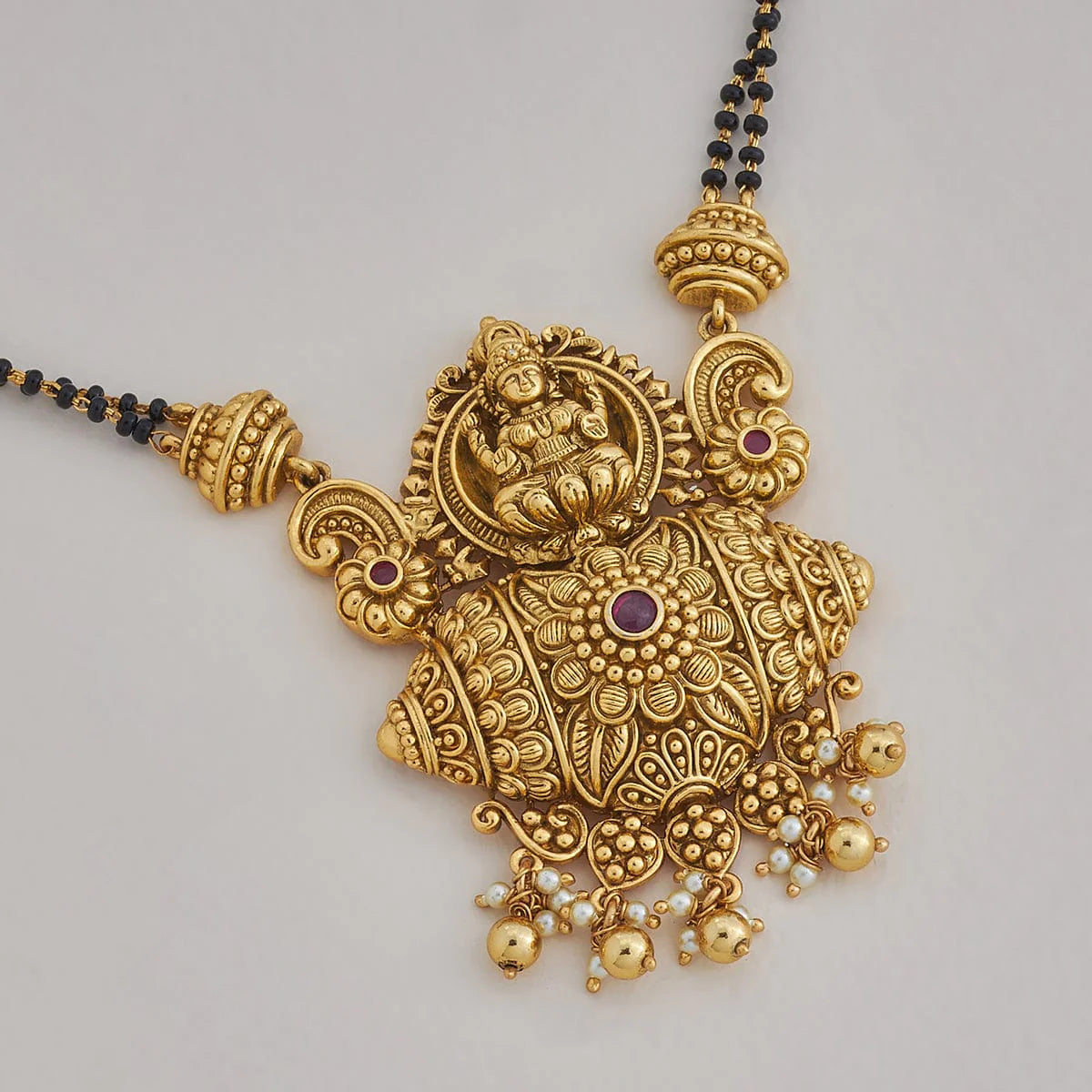 Silver Temple Mangalsutra breathtaking design