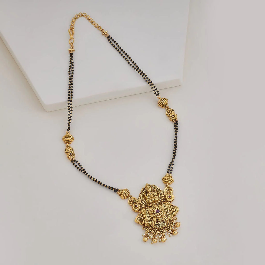 Silver Temple Mangalsutra breathtaking design