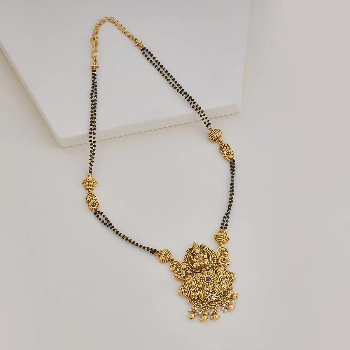 Silver Temple Mangalsutra breathtaking design