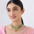 Silver Zircon Necklace Made from genuine silver