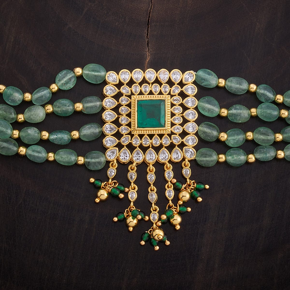 Silver Zircon Necklace Made from genuine silver