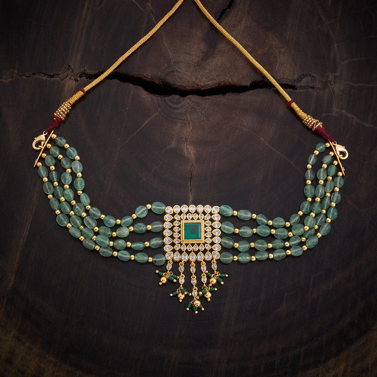 Silver Zircon Necklace Made from genuine silver