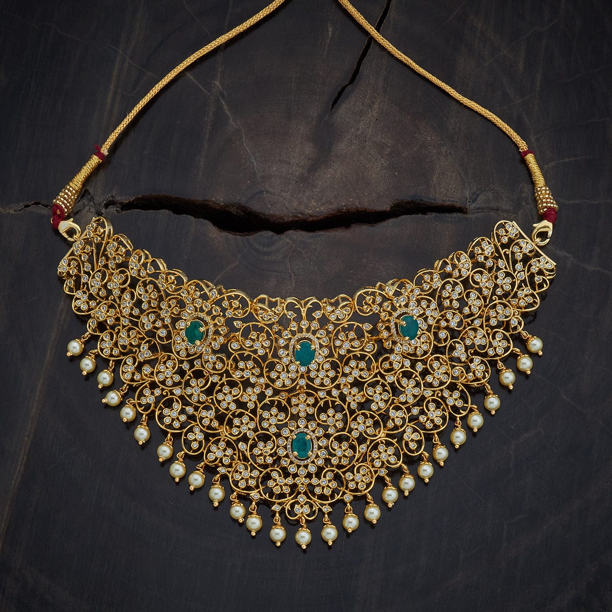 Silver Zircon Necklace when made from 92.5 silver