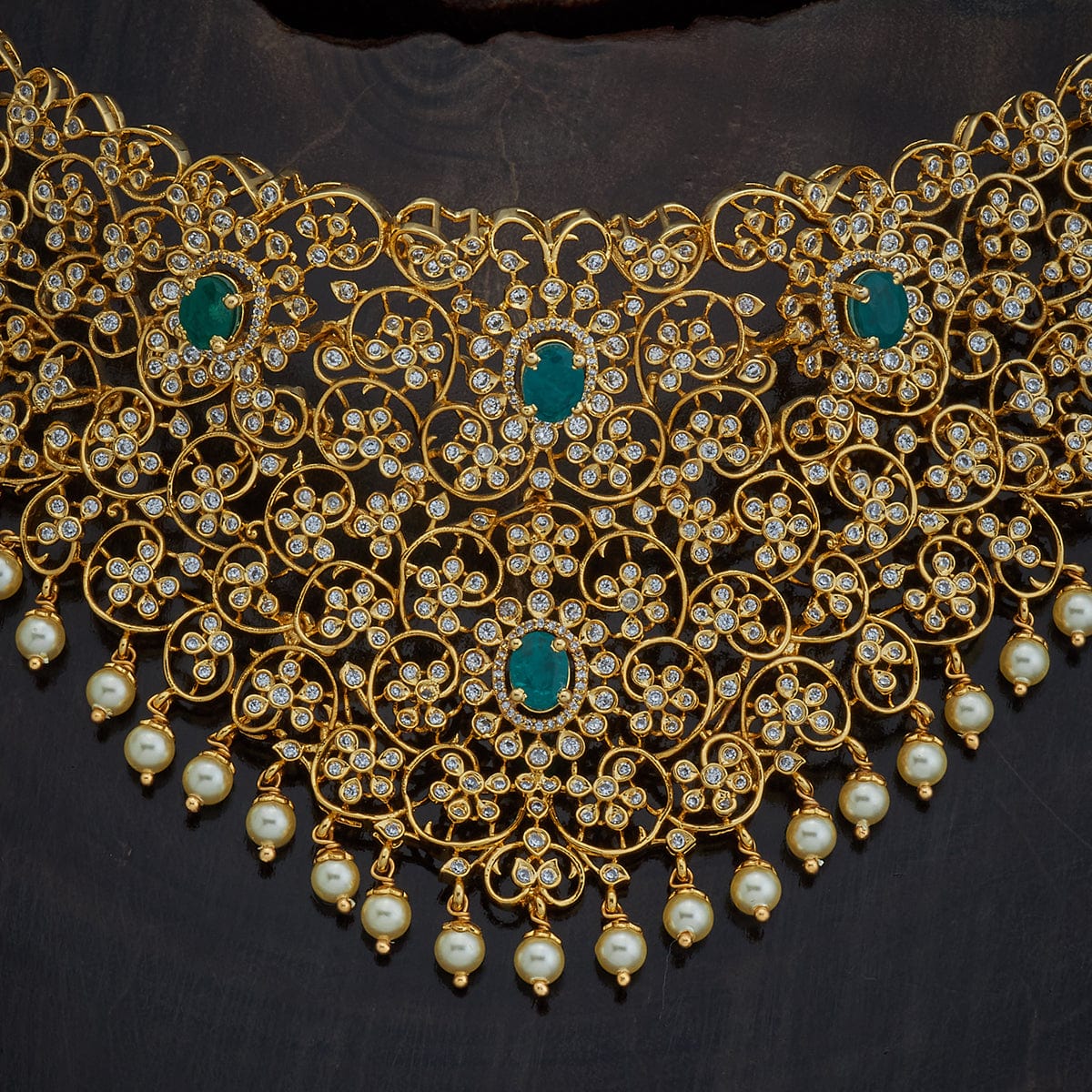 Silver Zircon Necklace when made from 92.5 silver