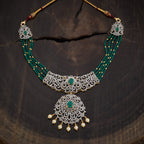 Silver Zircon Necklace everyday outfit