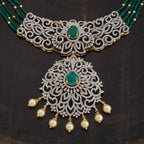 Silver Zircon Necklace everyday outfit