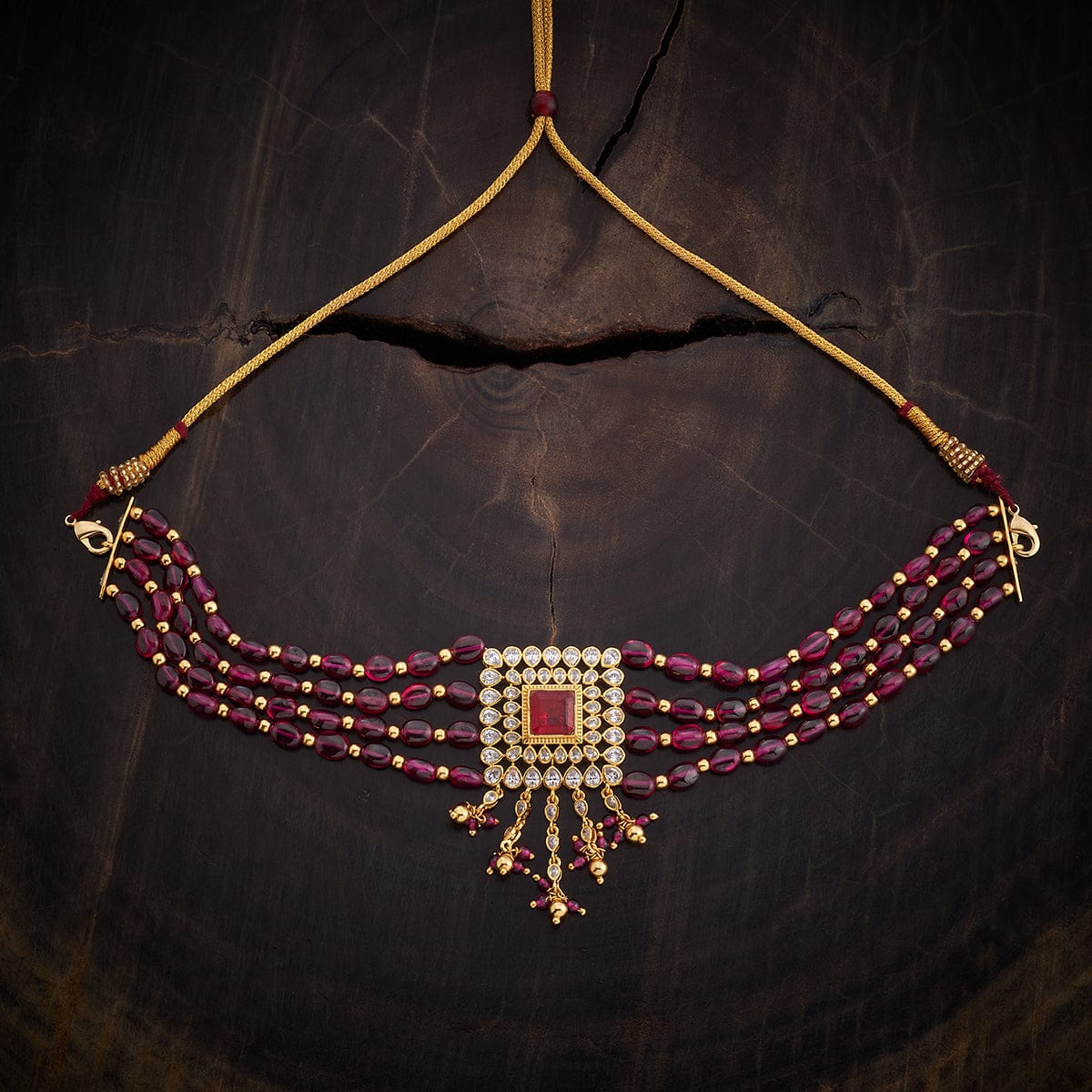 Silver Zircon Necklace Made from genuine silver