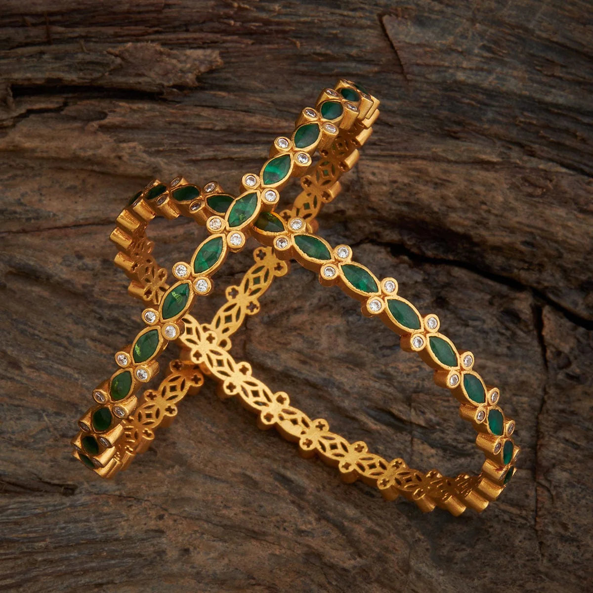 Silver Temple Bangle 45