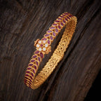 Silver Temple Bangle 37