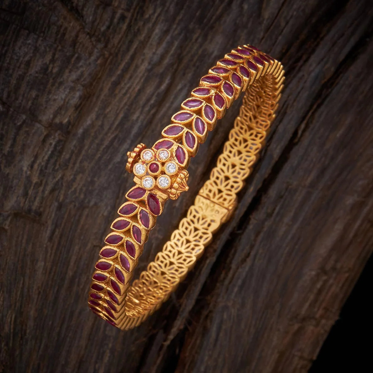 Silver Temple Bangle 37