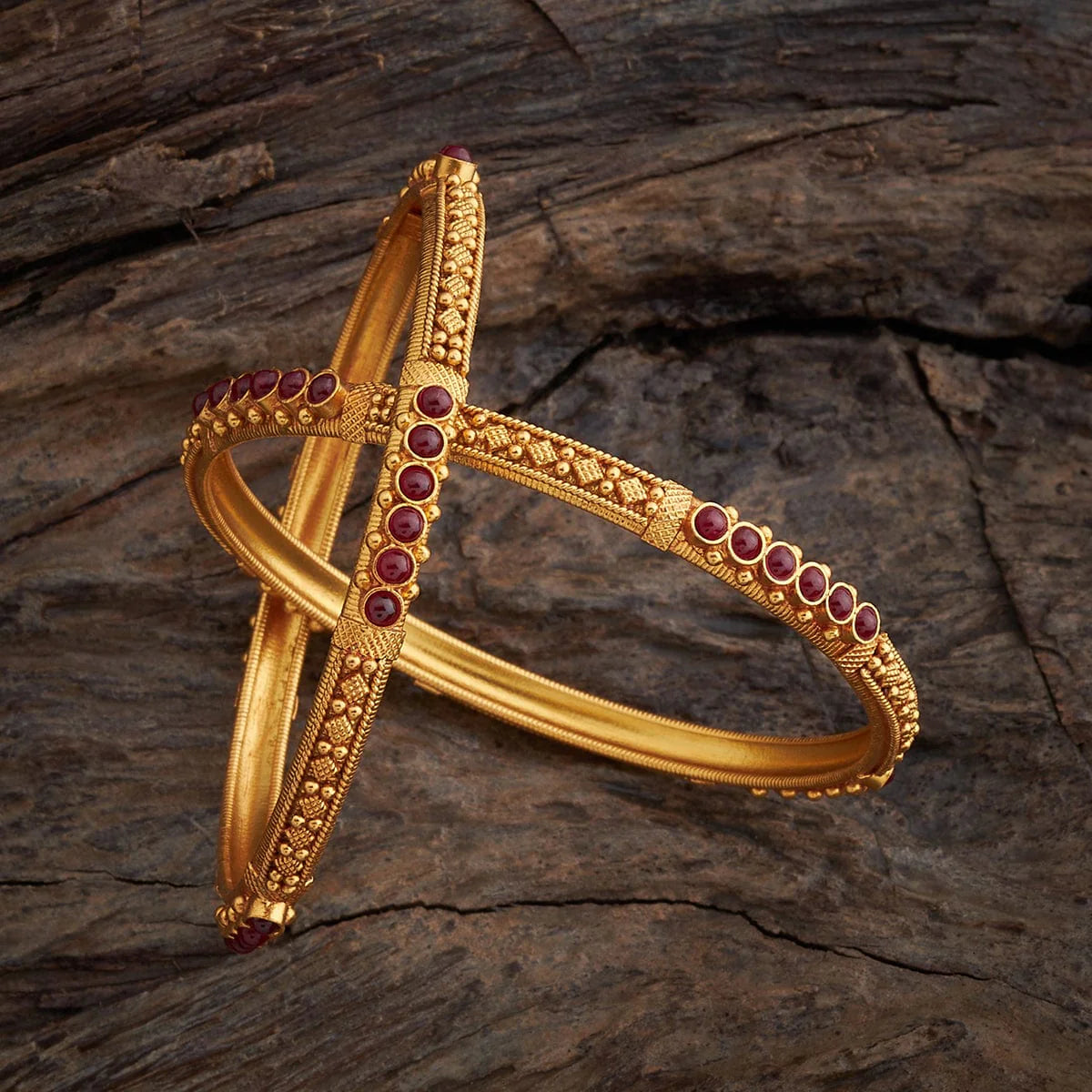 Silver Temple Bangle 33