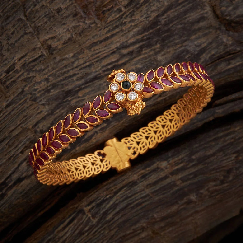 Silver Temple Bangle 37