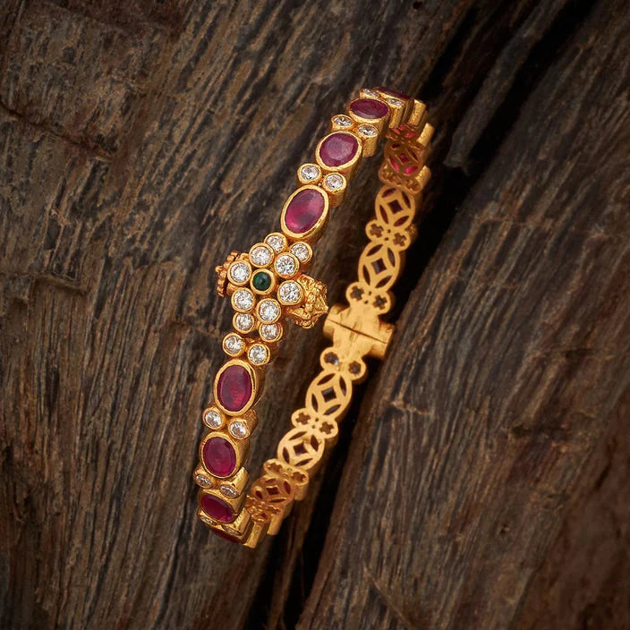 Silver Temple Bangle 20