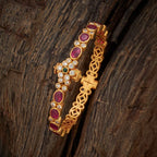 Silver Temple Bangle 20