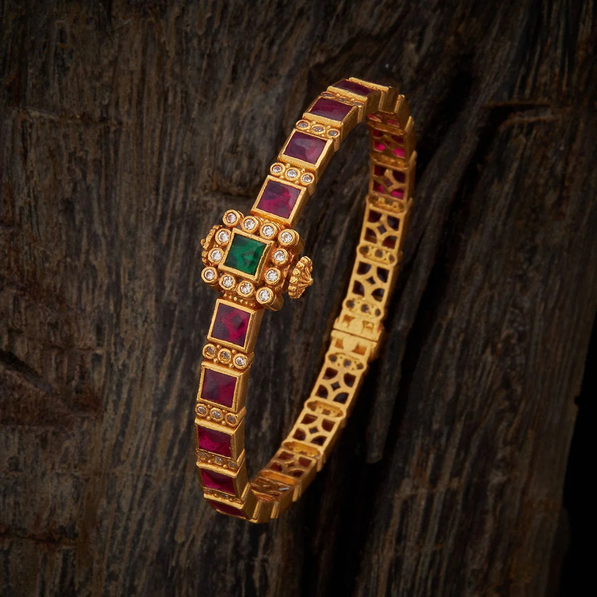 Silver Temple Bangle 6