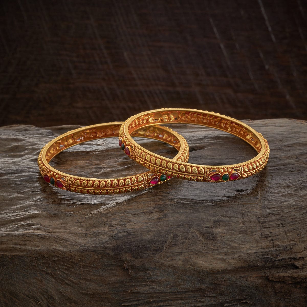 Silver Temple Bangle 18