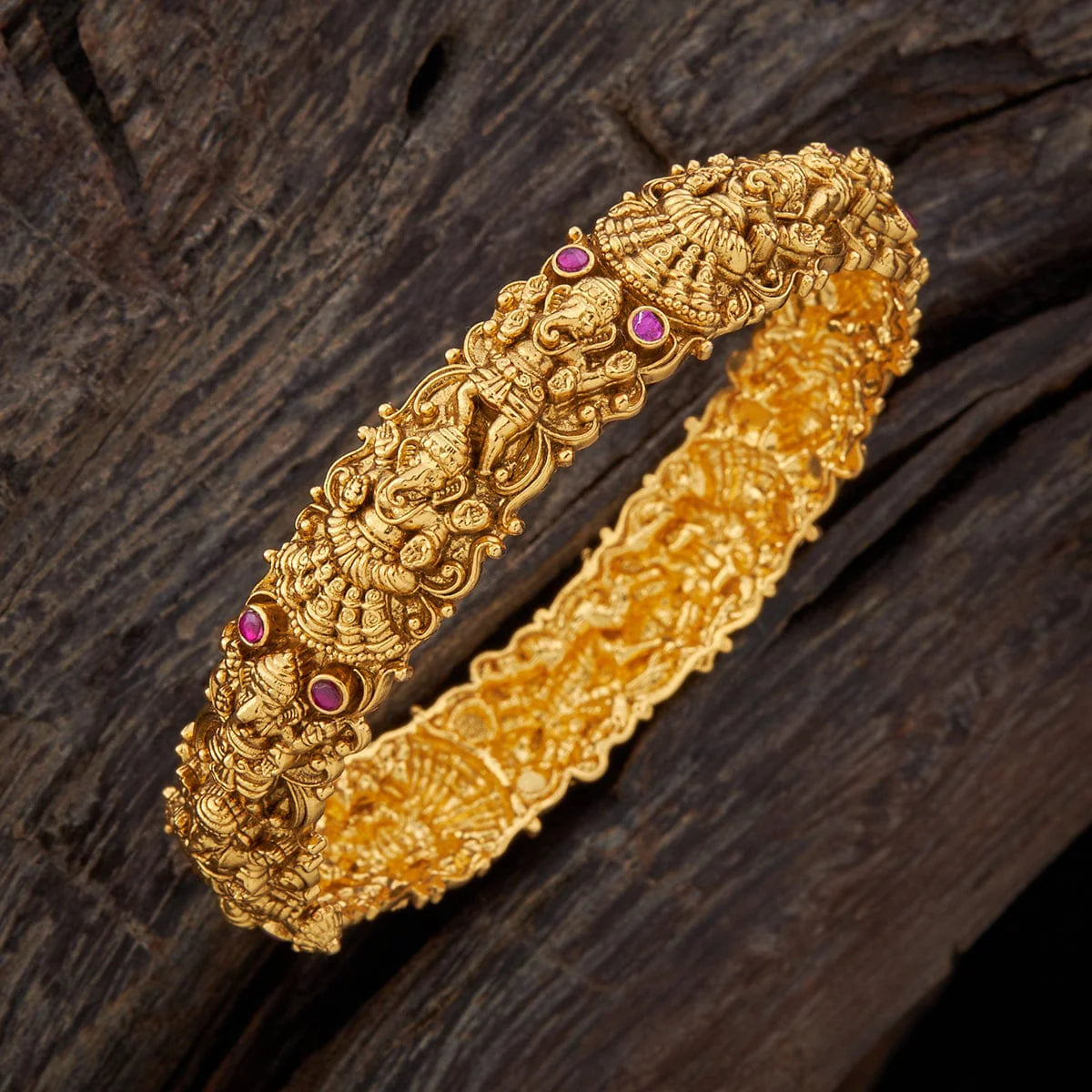 Silver Temple Bangle 51