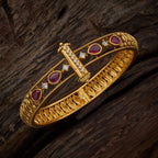 Silver Temple Bangle 38