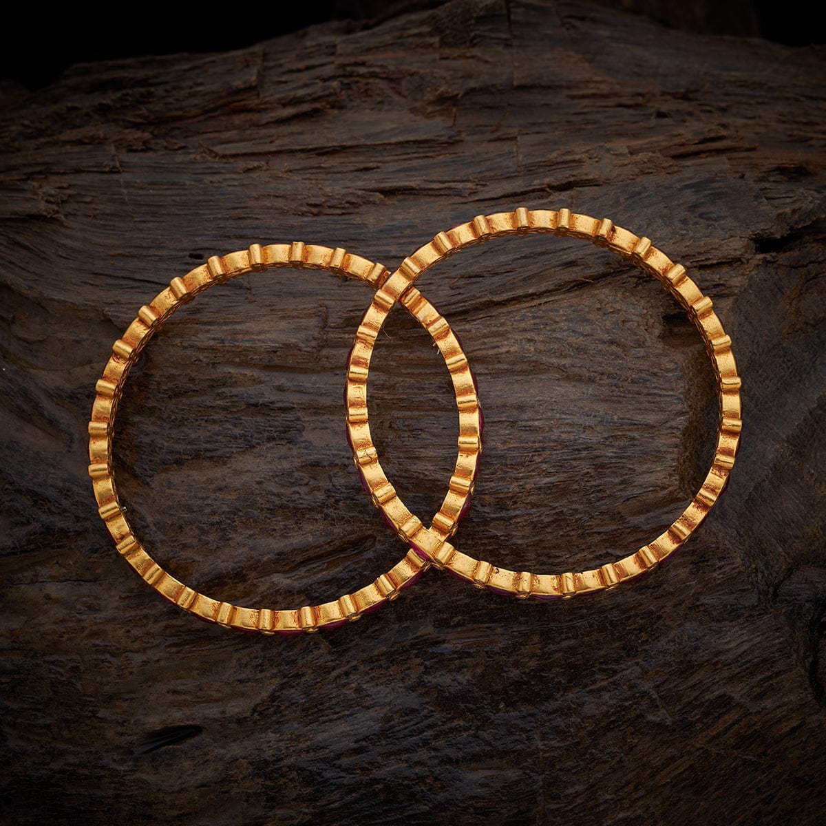 Silver Temple Bangle 45