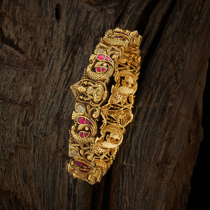 Silver Temple Bangle 43