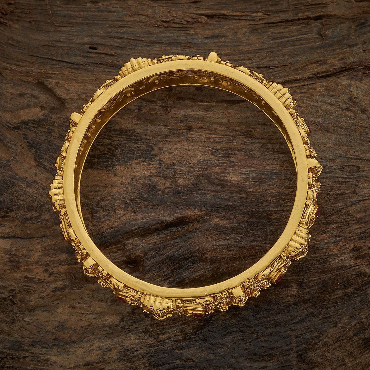 Silver Temple Bangle 12