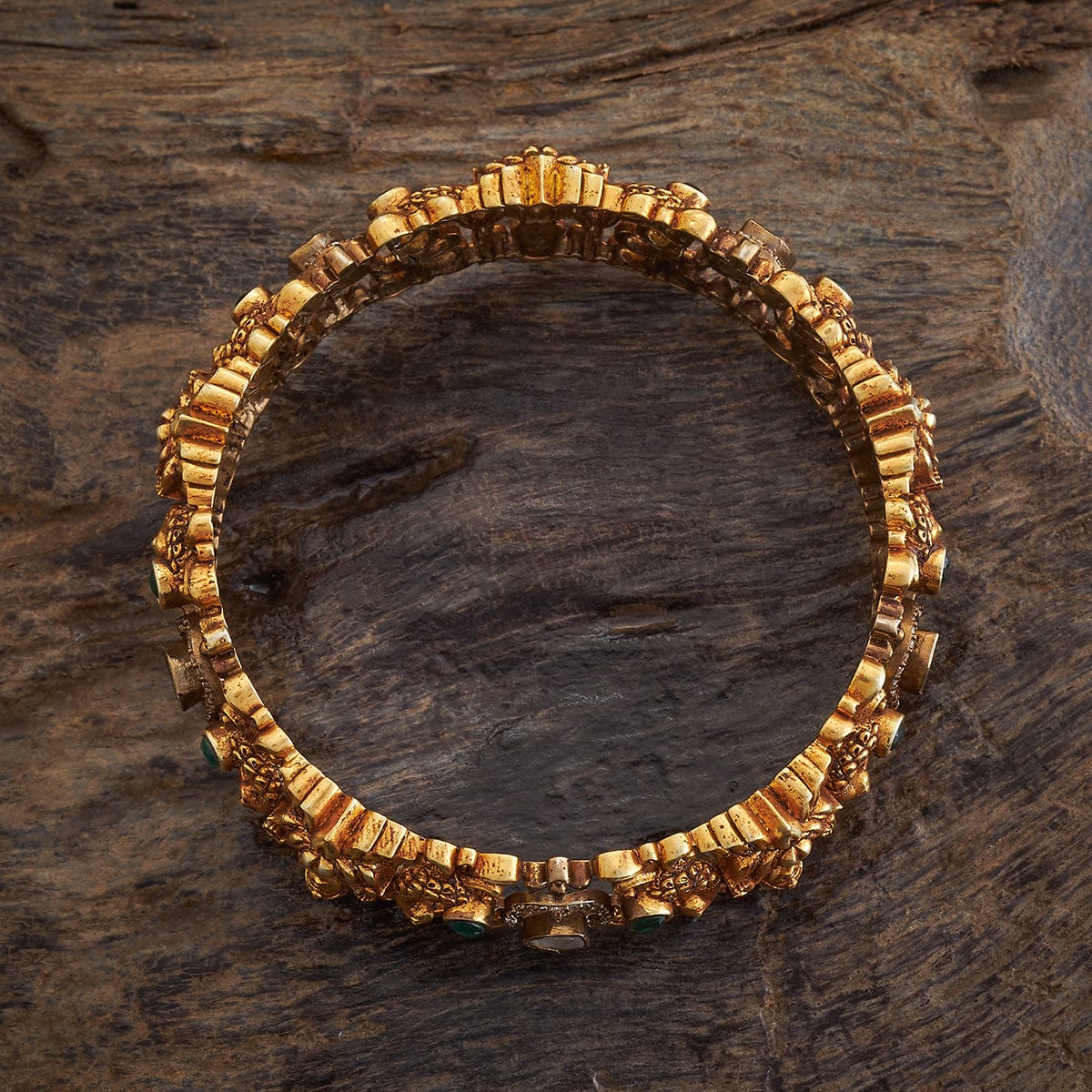 Silver Temple Bangle 23