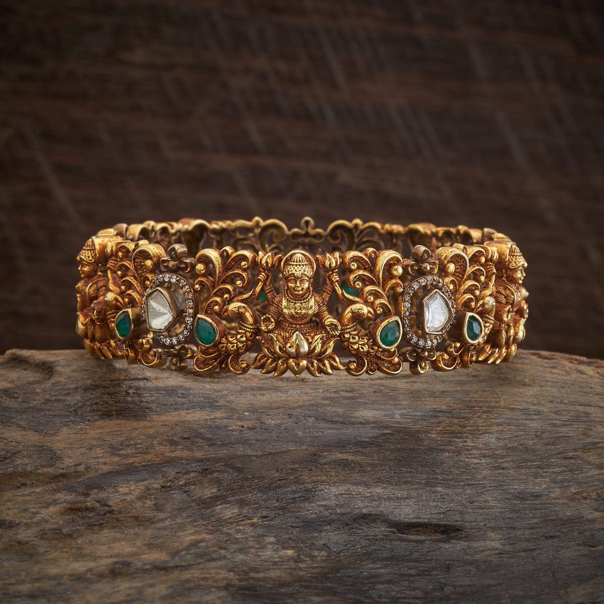 Silver Temple Bangle 23