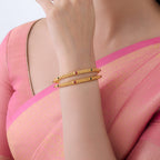 Silver Temple Bangle 3