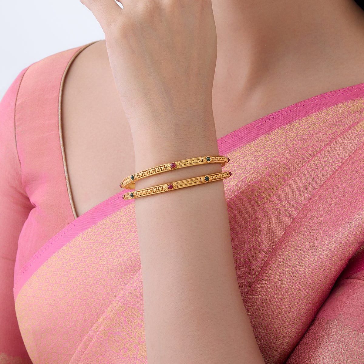 Silver Temple Bangle 3