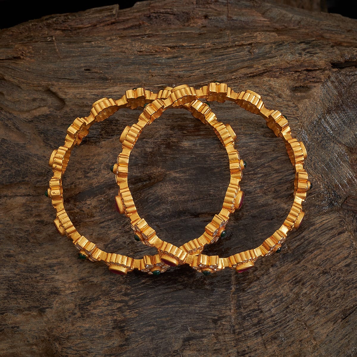 Silver Temple Bangle 39