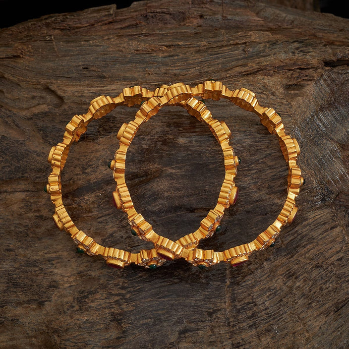 Silver Temple Bangle 41