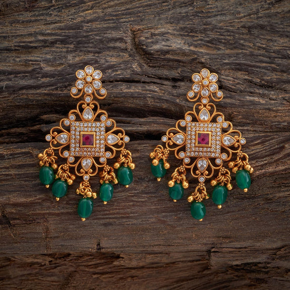 Silver Temple Earring - 20