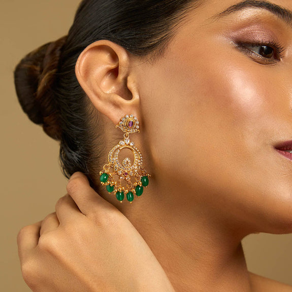 Silver Temple Earring 20