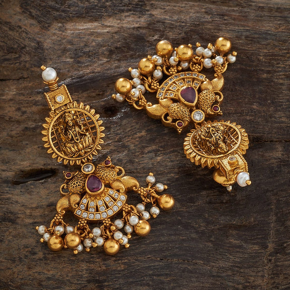 Silver Temple Earring 17